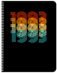 Thumbnail for Retro Notebook - 1993 - Front View