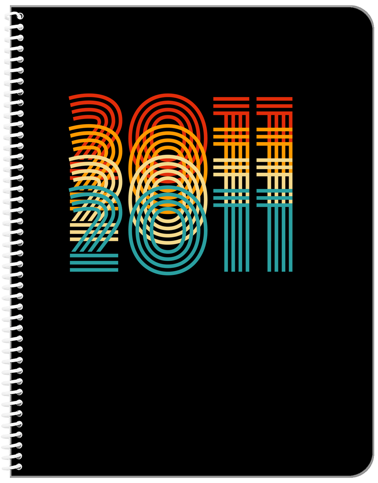 Retro Notebook - 2011 - Front View
