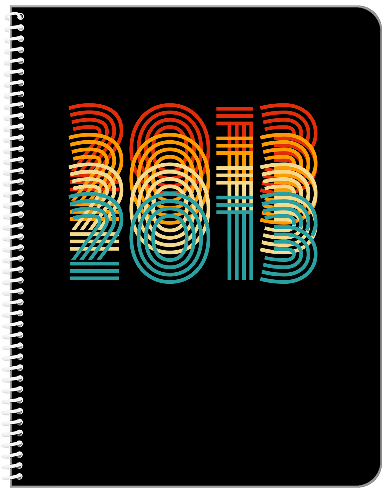 Retro Notebook - 2013 - Front View