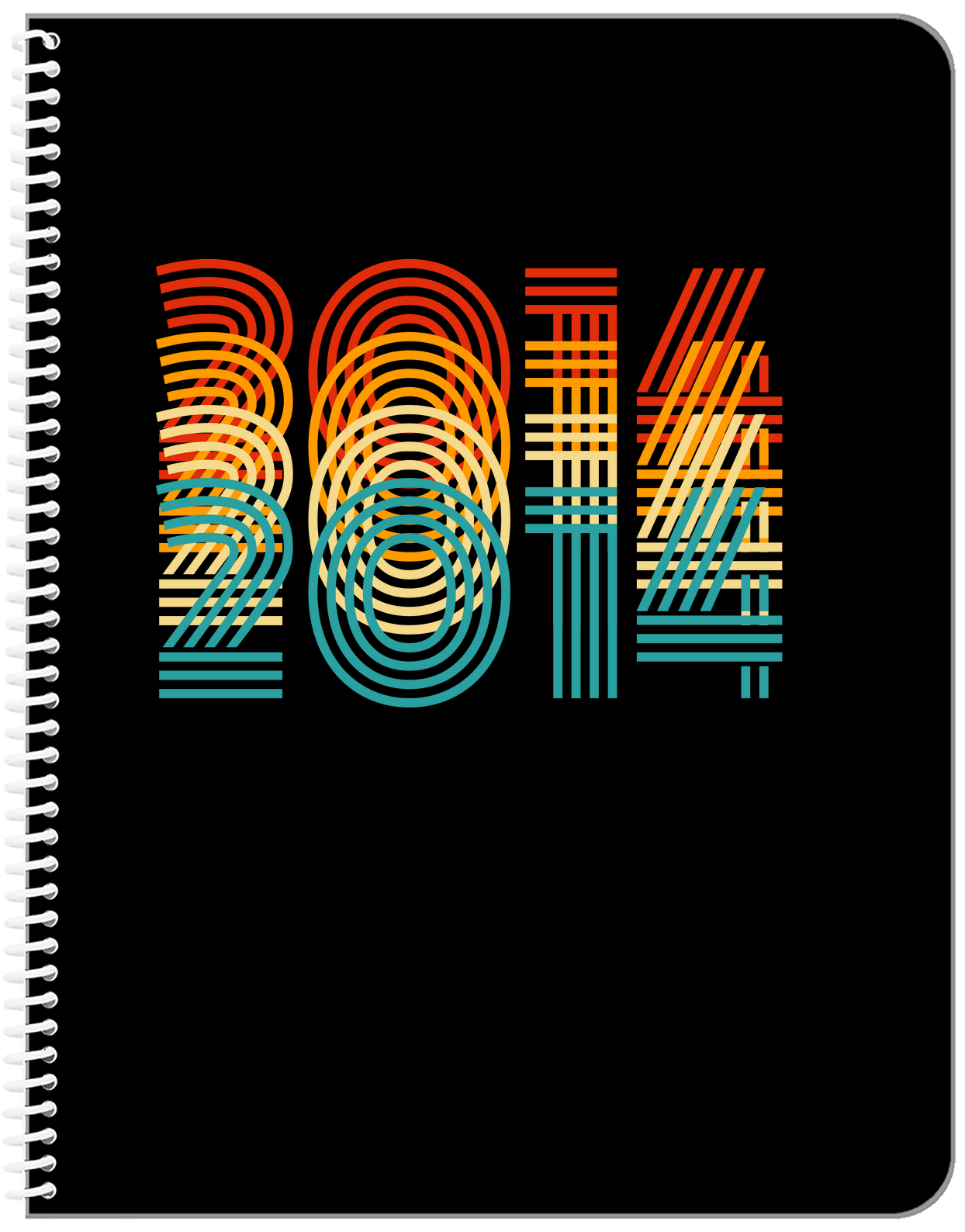 Retro Notebook - 2014 - Front View