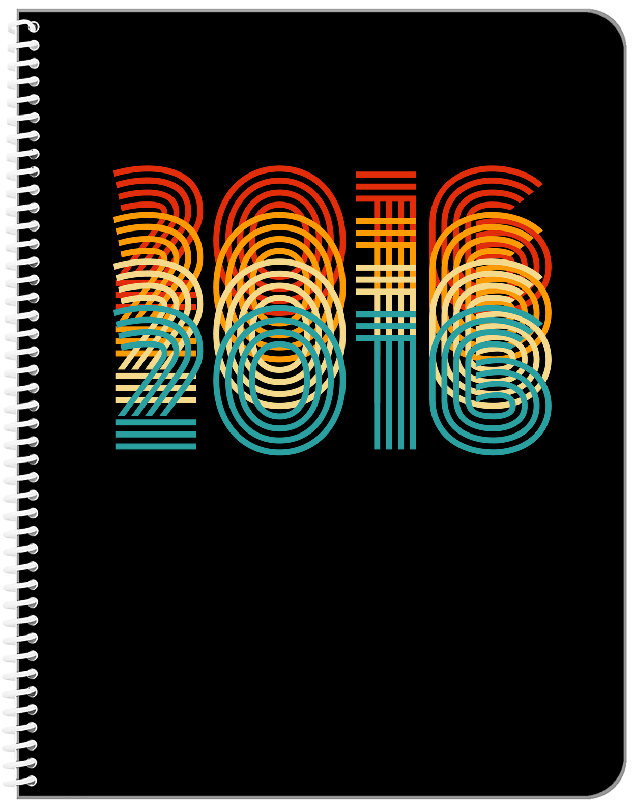 Retro Notebook - 2016 - Front View