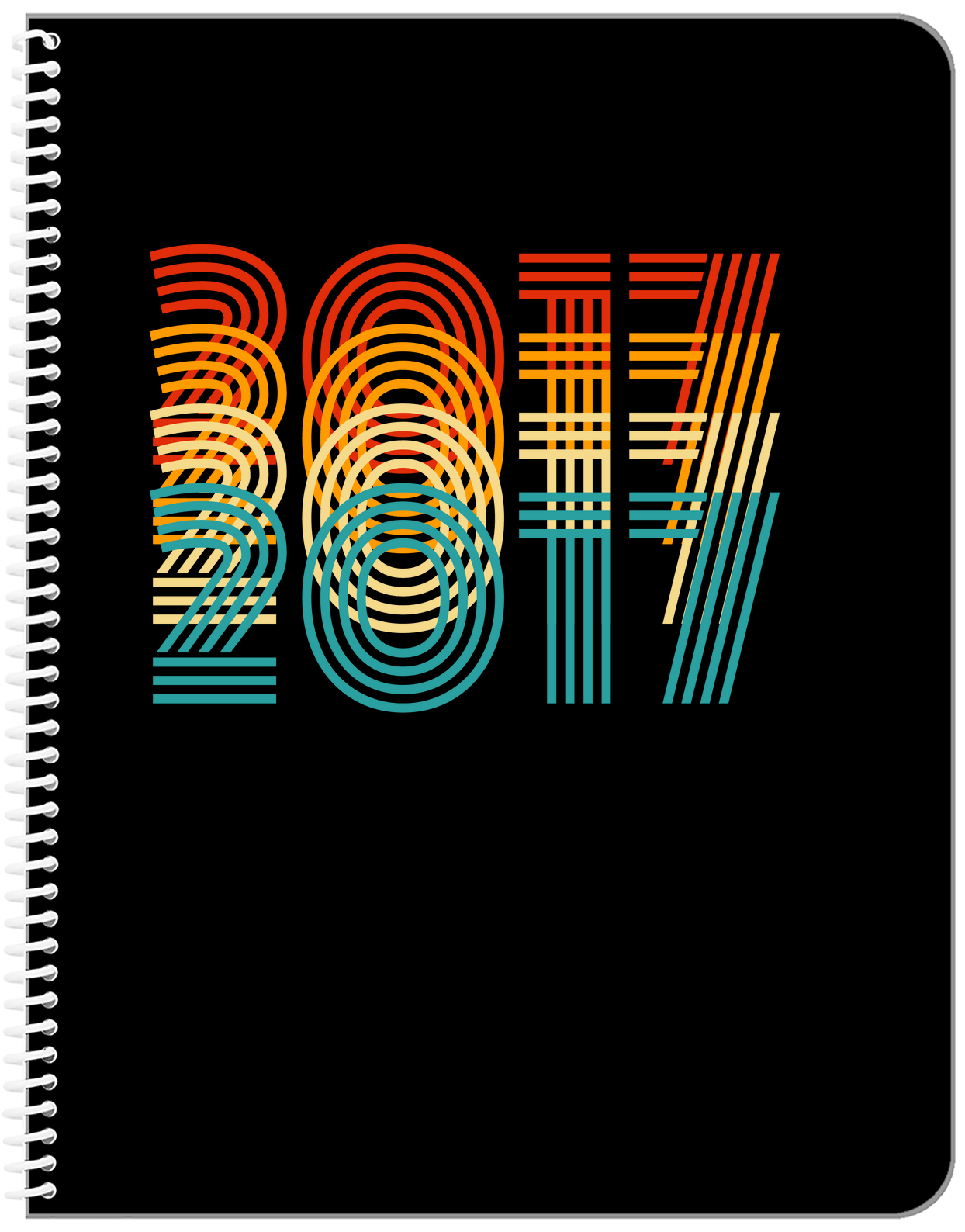 Retro Notebook - 2017 - Front View