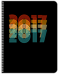 Thumbnail for Retro Notebook - 2017 - Front View