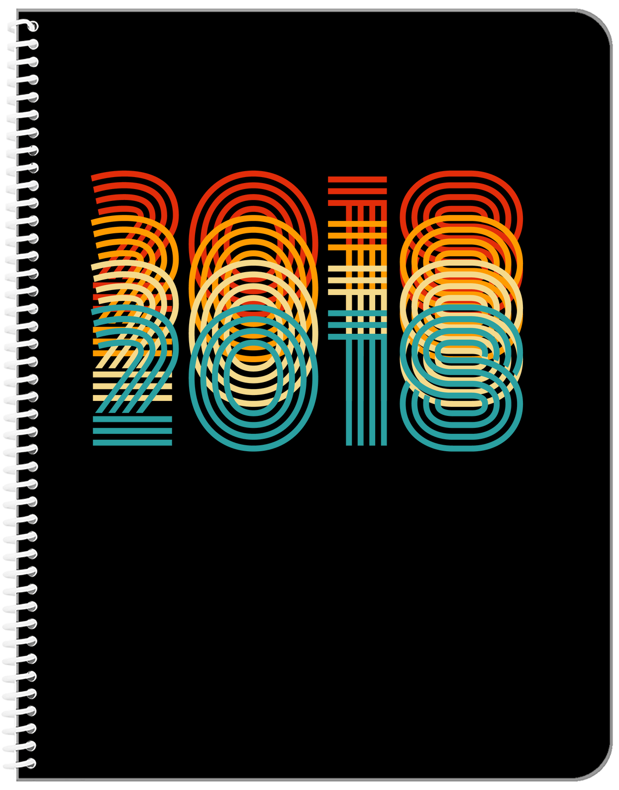 Retro Notebook - 2018 - Front View