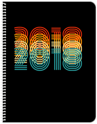 Thumbnail for Retro Notebook - 2018 - Front View