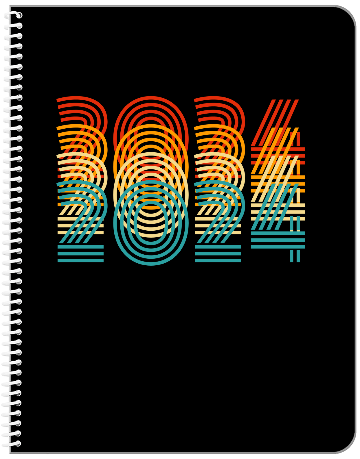 Retro Notebook - 2024 - Front View