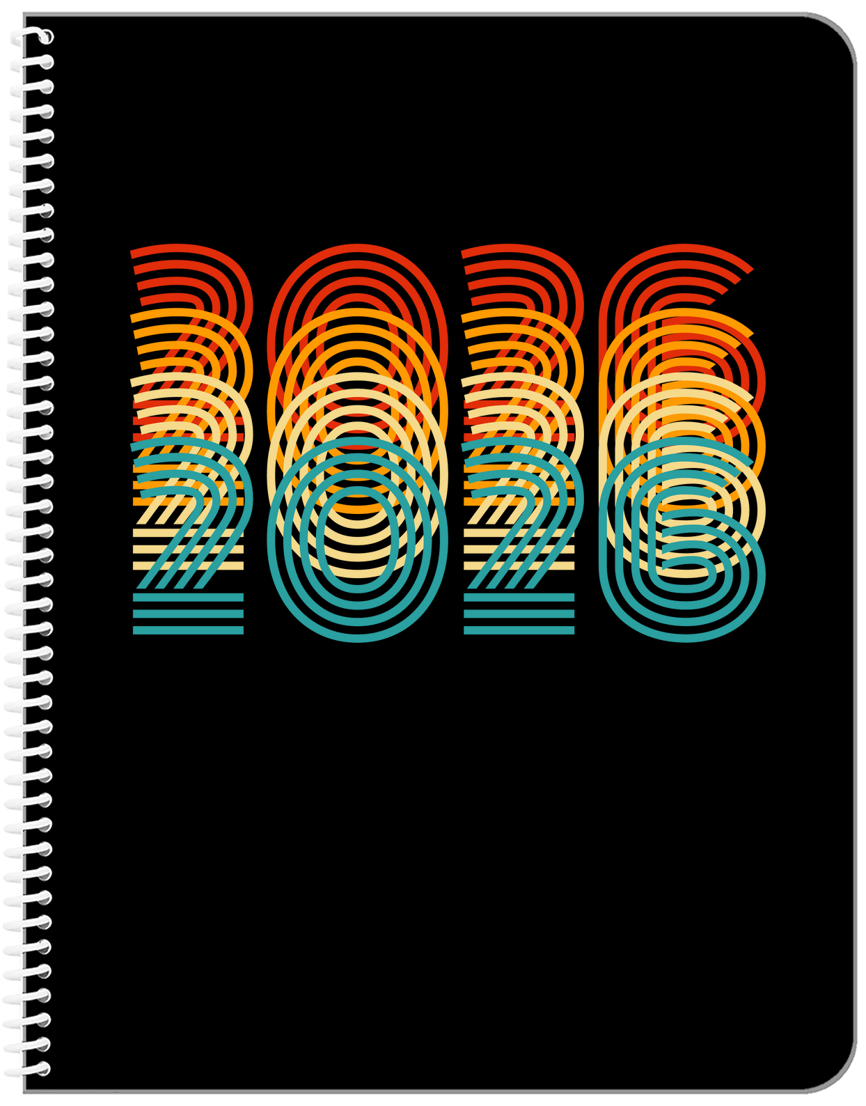Retro Notebook - 2026 - Front View