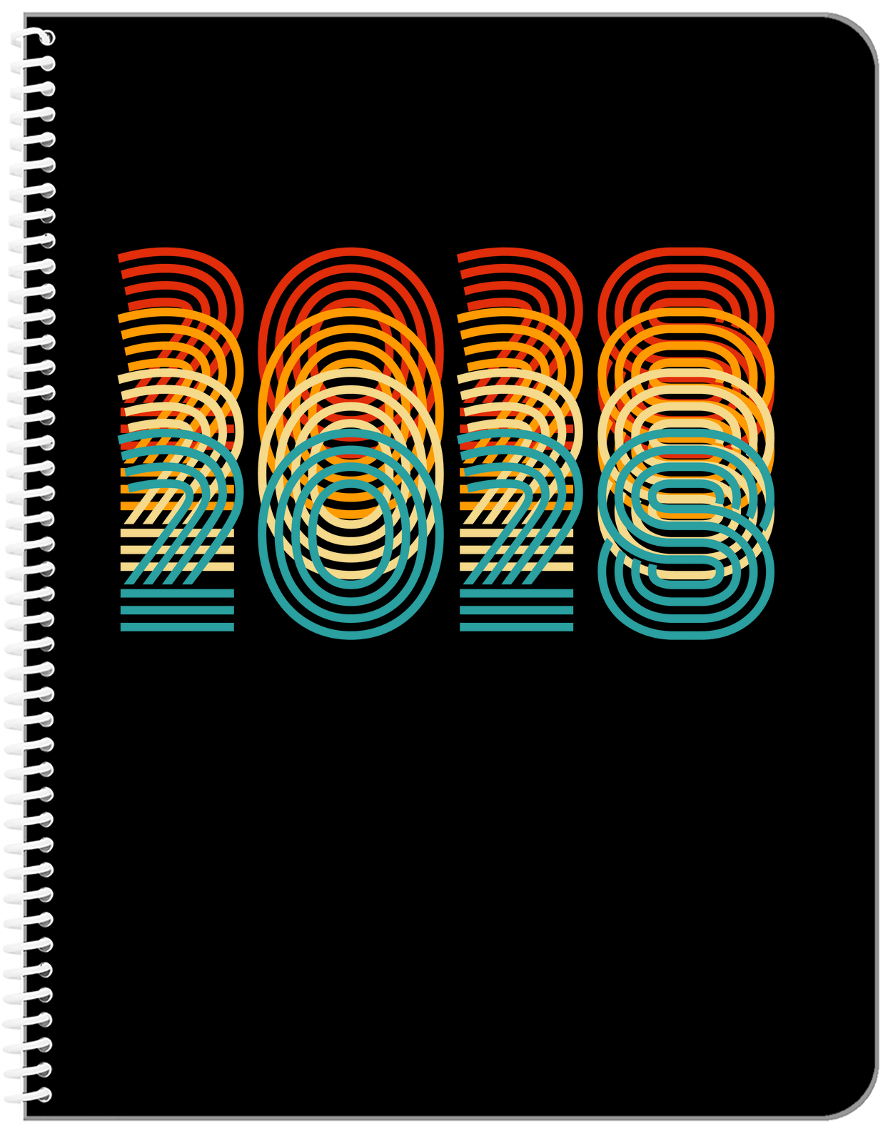 Retro Notebook - 2028 - Front View