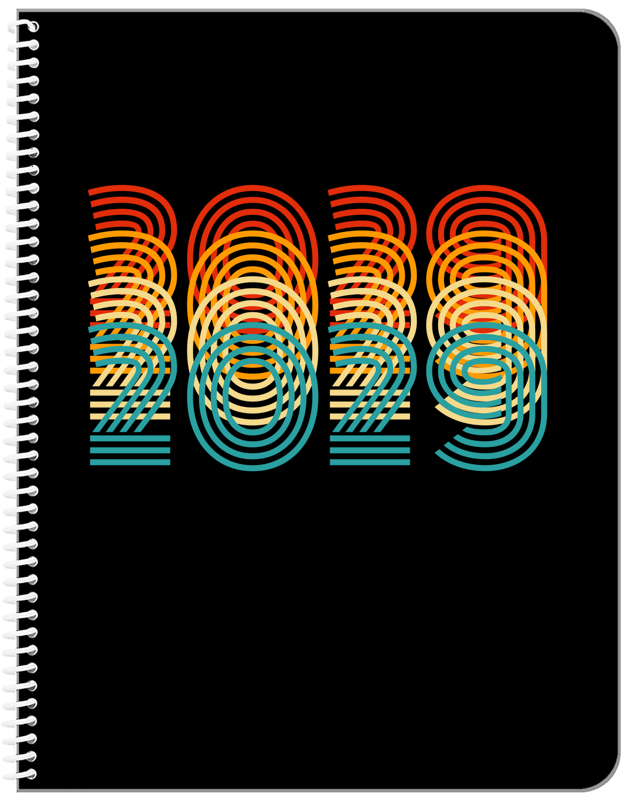 Retro Notebook - 2029 - Front View