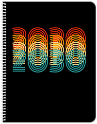 Thumbnail for Retro Notebook - 2030 - Front View