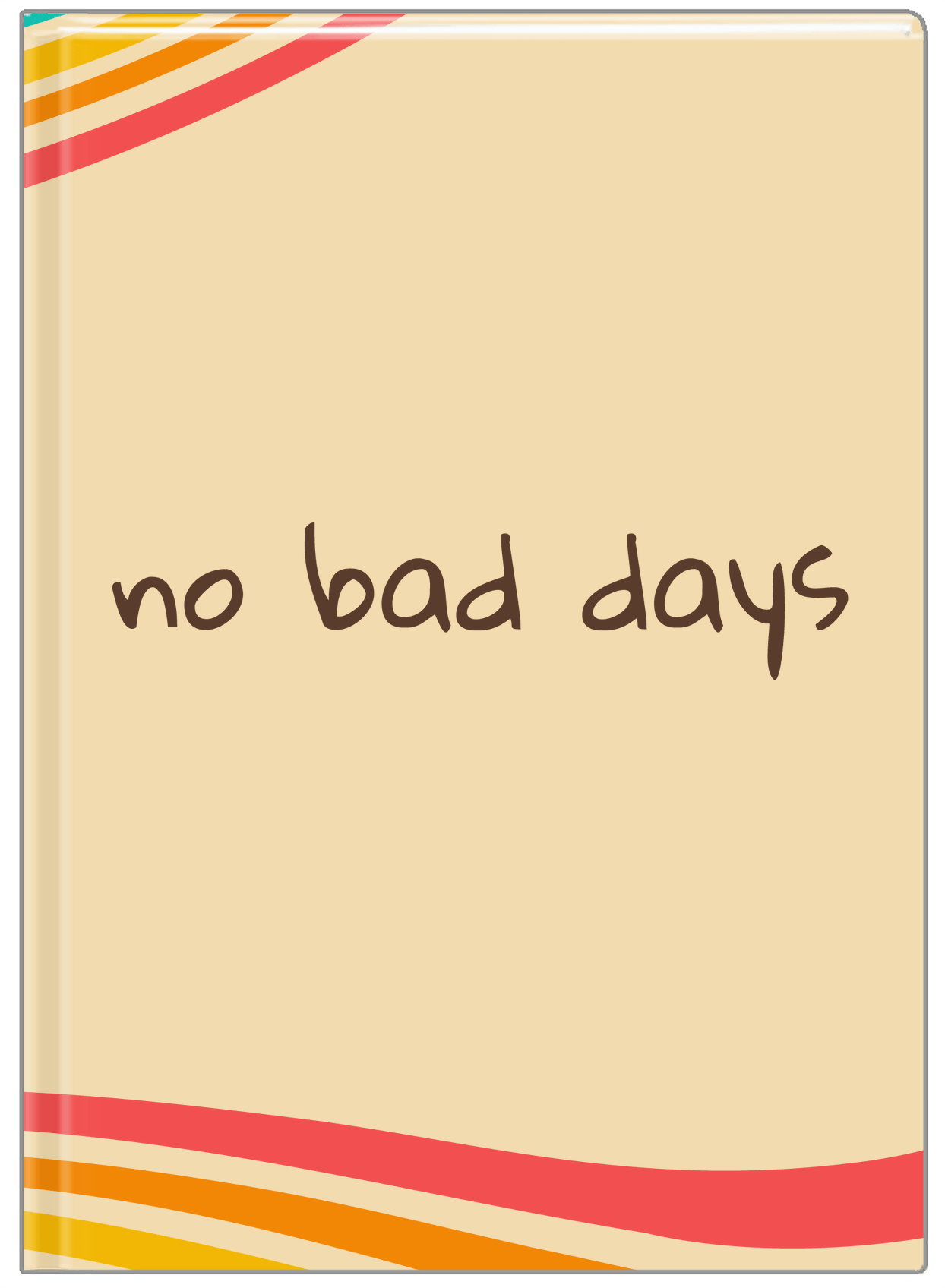 Retro No Bad Days Journal - Front View
