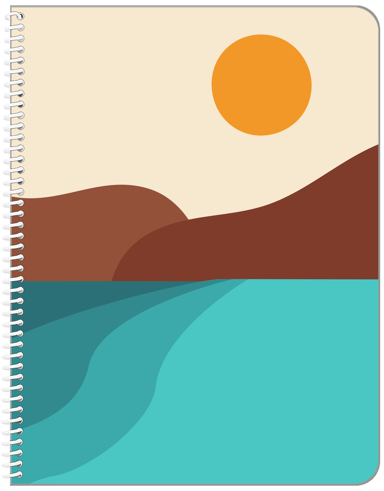 Retro Outdoors Notebook - Front View
