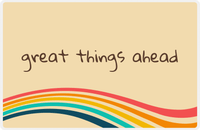 Thumbnail for Retro Placemat - Great Things Ahead -  View