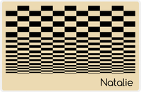 Thumbnail for Personalized Retro Placemat - Checkered -  View