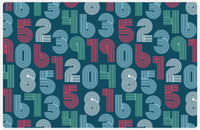Thumbnail for Retro Placemat - Numbers -  View