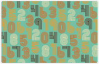 Thumbnail for Retro Placemat - Numbers -  View