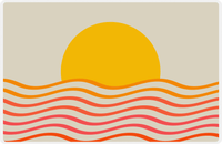 Thumbnail for Retro Placemat - Sun and Sea -  View