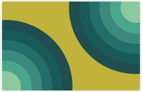 Thumbnail for Retro Placemat - Teal Radial -  View