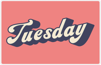 Thumbnail for Retro Placemat - Tuesday -  View
