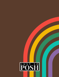 Thumbnail for Retro Rainbow Notebook - Back View