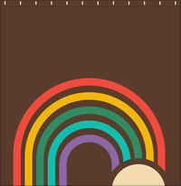 Thumbnail for Retro Rainbow Shower Curtain - Decorate View