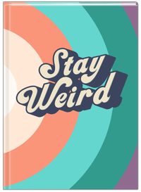 Thumbnail for Retro Stay Weird Journal - Front View
