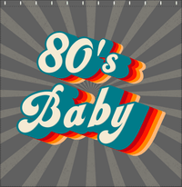 Thumbnail for Retro Shower Curtain - 80s Baby - Decorate View