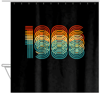 Thumbnail for Retro Shower Curtain - 1986 - Hanging View