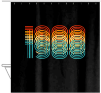 Thumbnail for Retro Shower Curtain - 1988 - Hanging View