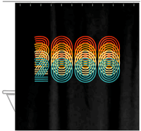 Thumbnail for Retro Shower Curtain - 2000 - Hanging View