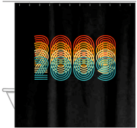 Thumbnail for Retro Shower Curtain - 2009 - Hanging View