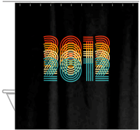 Thumbnail for Retro Shower Curtain - 2012 - Hanging View