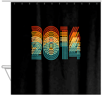 Thumbnail for Retro Shower Curtain - 2014 - Hanging View