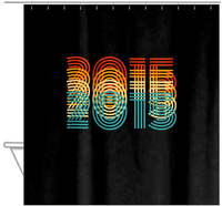 Thumbnail for Retro Shower Curtain - 2015 - Hanging View