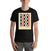 Thumbnail for Personalized Retro T-Shirt - Black - Waves - Shirt View