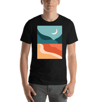 Thumbnail for Retro T-Shirt - Black - The Great Outdoors - Shirt View