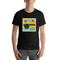 Thumbnail for Retro T-Shirt - Black - Abstract Dots - Shirt View