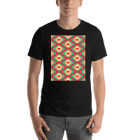 Thumbnail for Retro T-Shirt - Black - Geometric - Shirt View