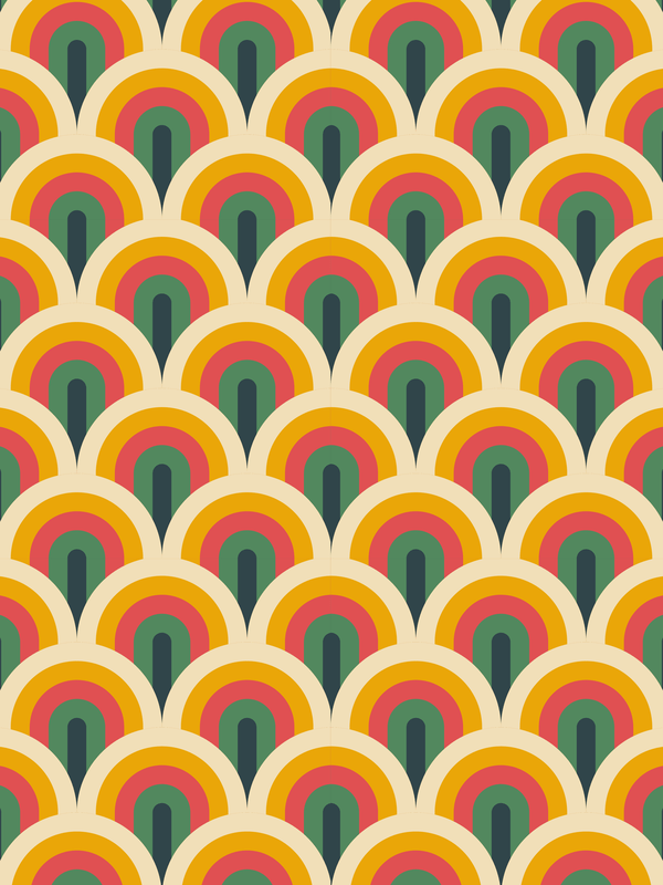 Retro T-Shirt - Black - Arches - Decorate View