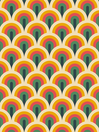 Thumbnail for Retro T-Shirt - Black - Arches - Decorate View