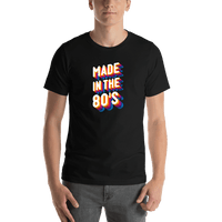Thumbnail for Retro T-Shirt - Black - Made in the 80's - Shirt View