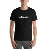 Thumbnail for Retro T-Shirt - Black - Wednesday - Shirt View