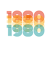 Thumbnail for Retro T-Shirt - White - 1980 - Decorate View
