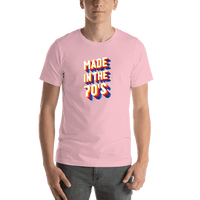 Thumbnail for Retro T-Shirt - Pink - Made in the 70's - Shirt View