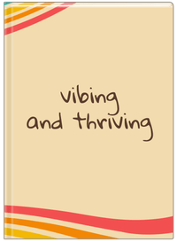 Thumbnail for Retro Vibing and Thriving Journal - Front View