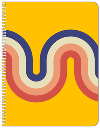 Thumbnail for Retro Waves Notebook - Front View