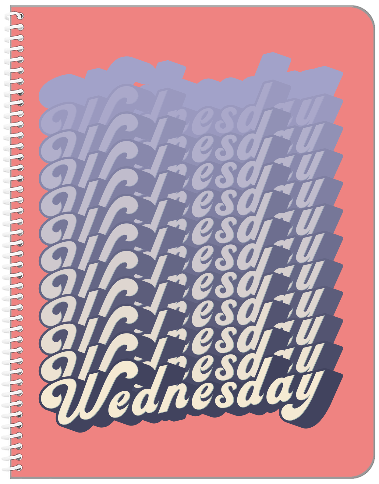 Retro Wednesday Notebook - Front View