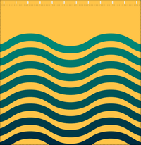 Thumbnail for Retro Waves Shower Curtain - Decorate View