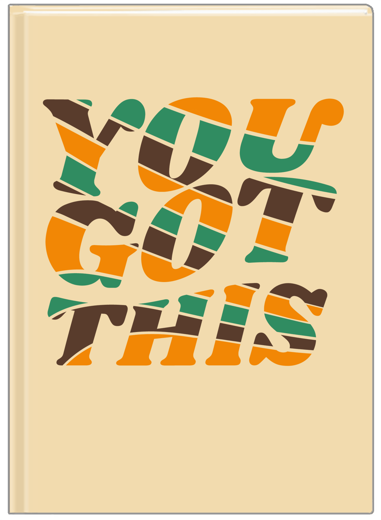 Retro You Got This Journal - Front View