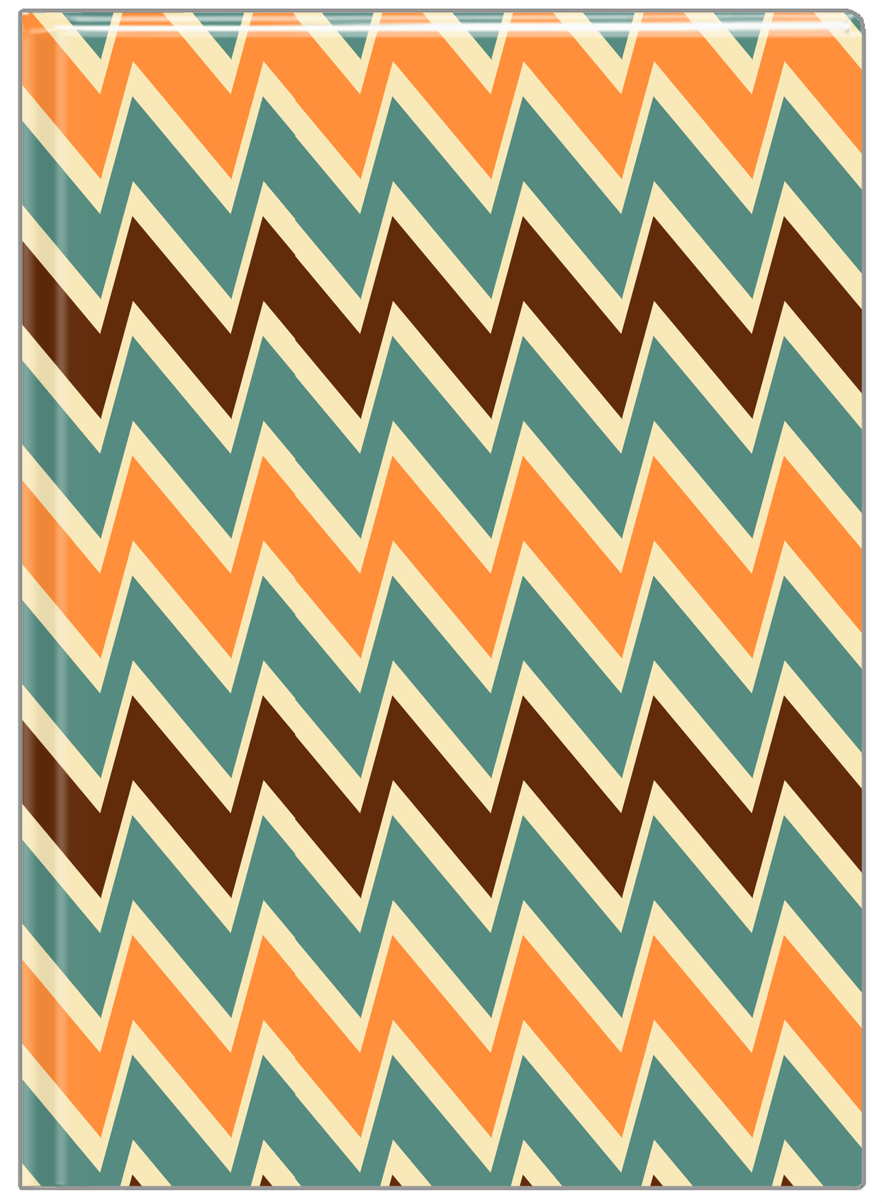 Retro Zig Zags Journal - Front View